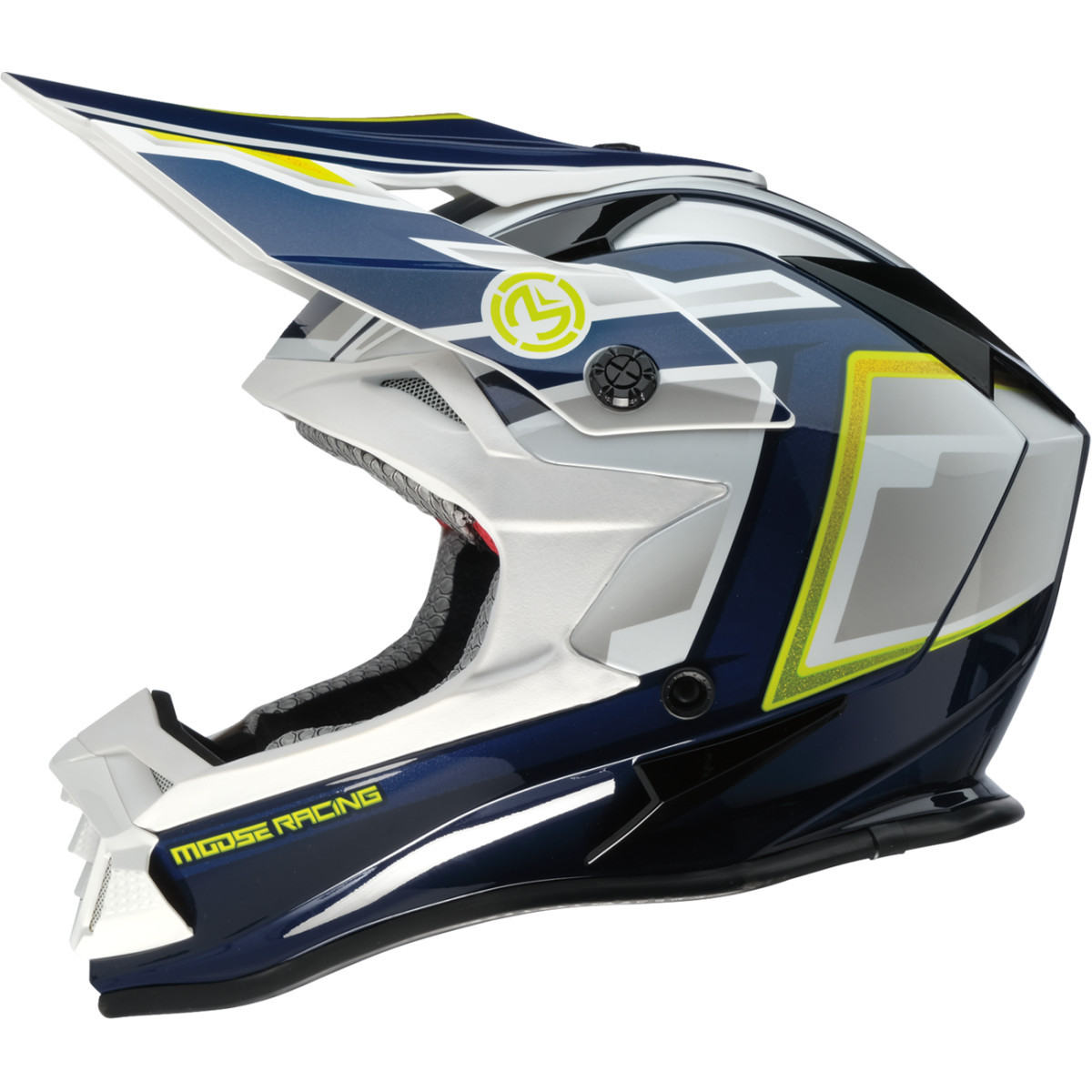 Moose Offroad - MR3 Helmet - F.A.F. - White/Navy/Green - XL