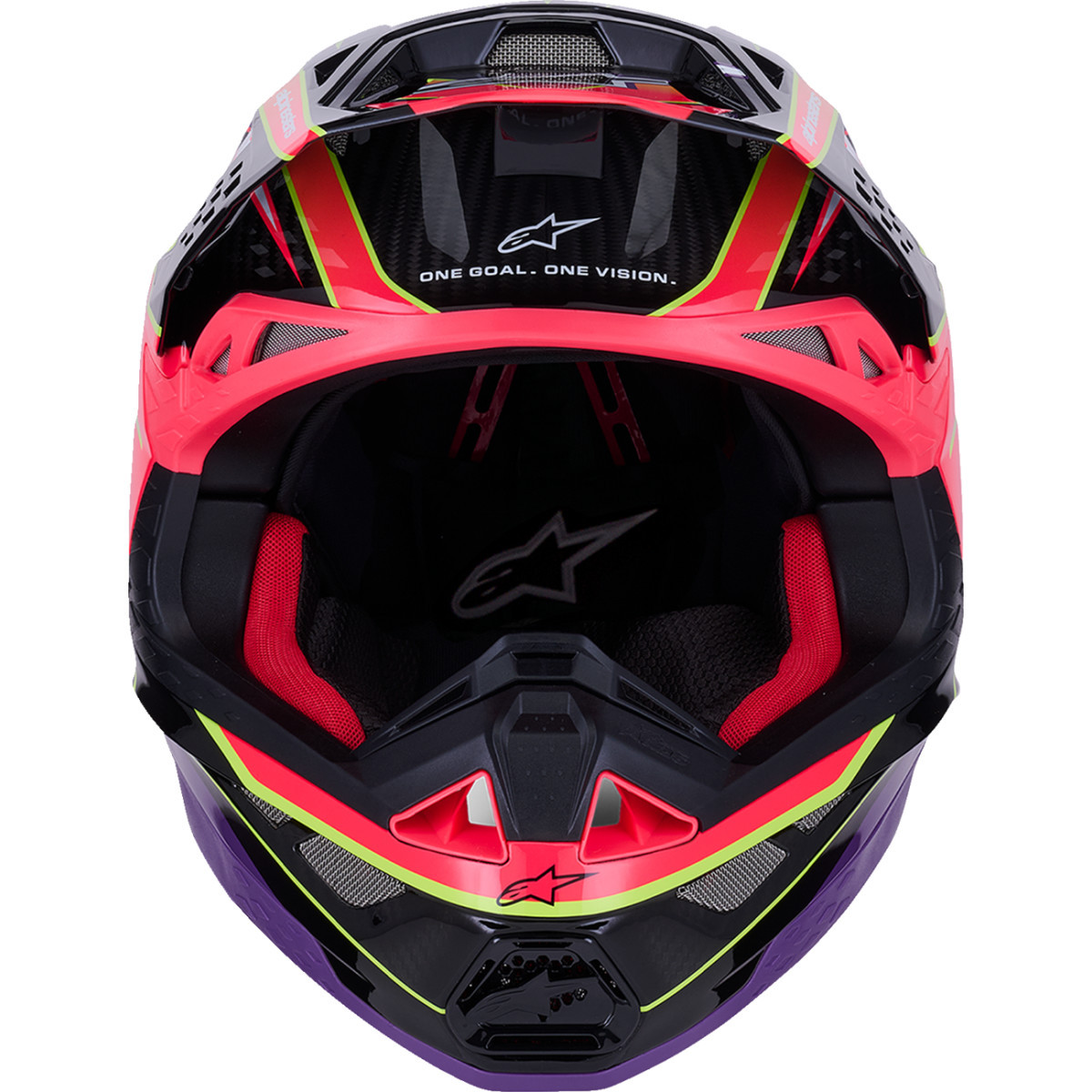 Alpinestars #8301223-3145-XXL - Supertech M10 Helmet - MIPS® - Era - Gloss Pink/Violet/Yellow Fluo - 2XL
