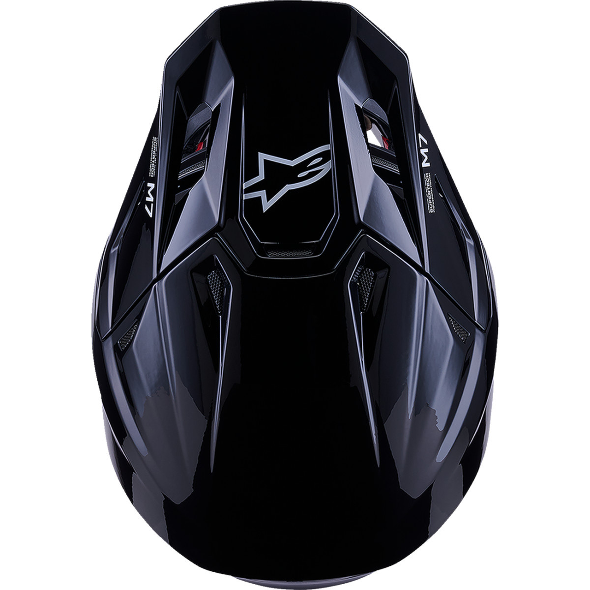 Alpinestars #8301426-1180-XXL - SM7 Helmet - Solid - Gloss Black - 2XL