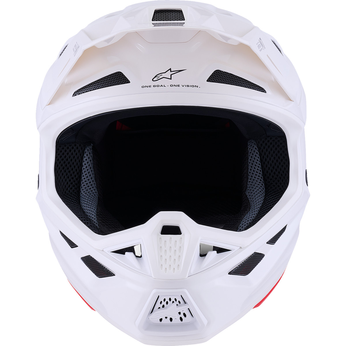 Alpinestars #8301426-2180-XXL - SM7 Helmet - Solid - Gloss White - 2XL