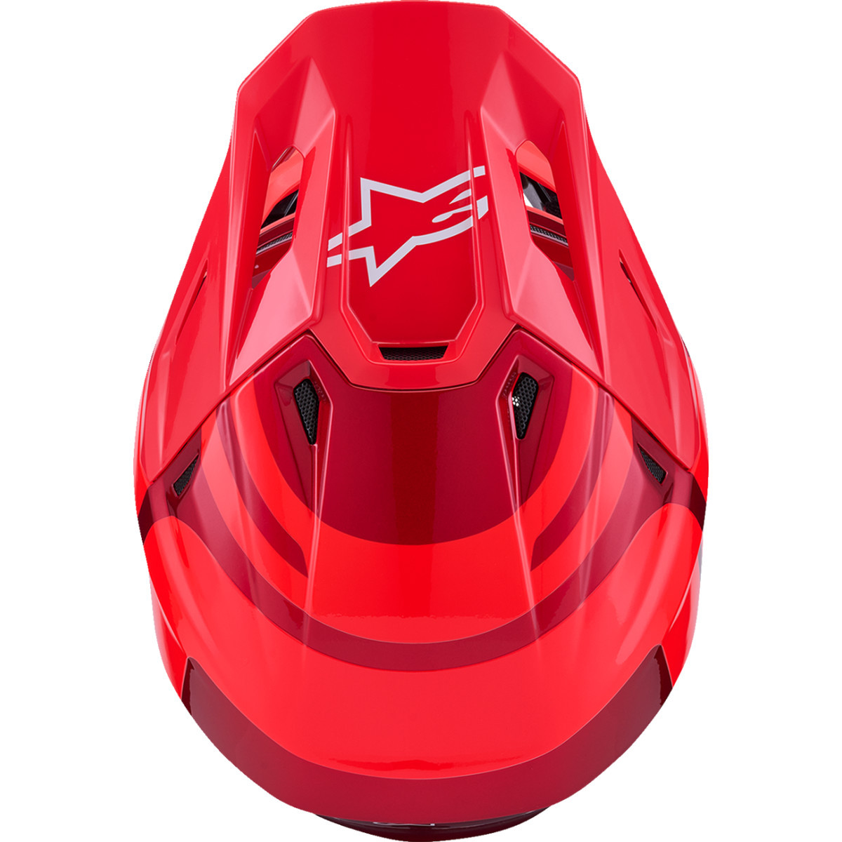 Alpinestars #8301826-3127-L - SM7 Helmet - Core - Gloss Red - Large