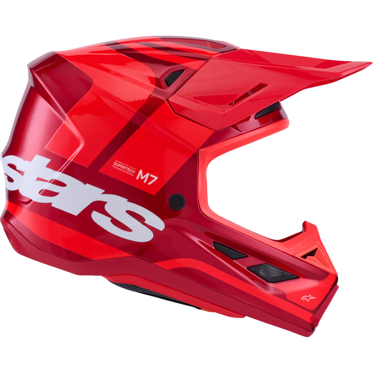 Alpinestars #8301826-3127-XXL - SM7 Helmet - Core - Gloss Red - 2XL