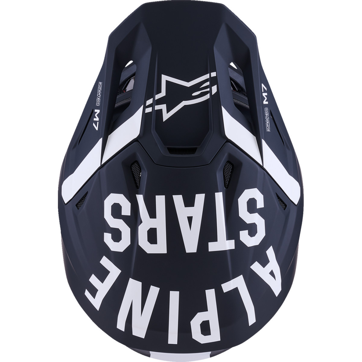 Alpinestars #8302226-1121-S - SM7 Helmet - Dasher - Matte Black/White - Small