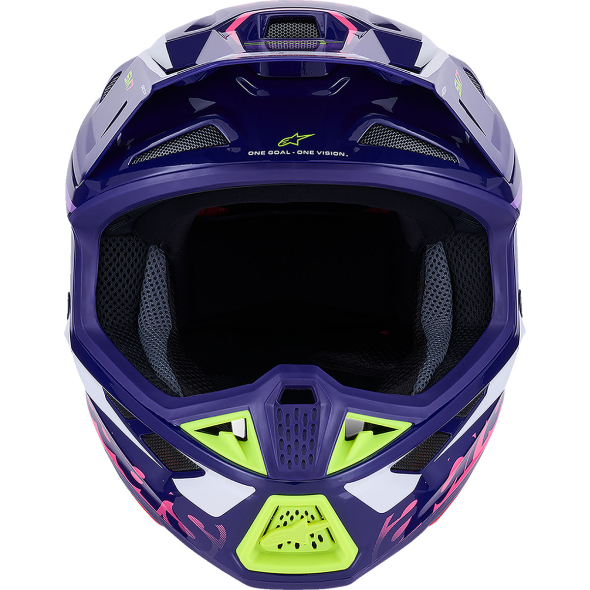 Alpinestars #8302426-3142-M - SM7 Helmet - Deed - Gloss Purple/Pink - Medium