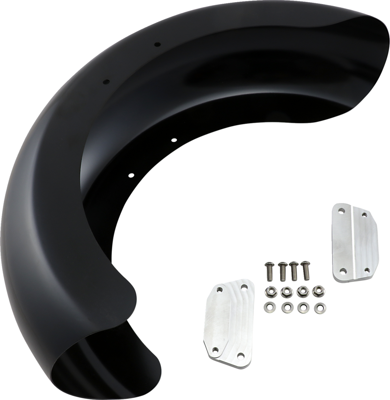 Roller Fender Kit - w/ Satin Blocks - Steel - 18"