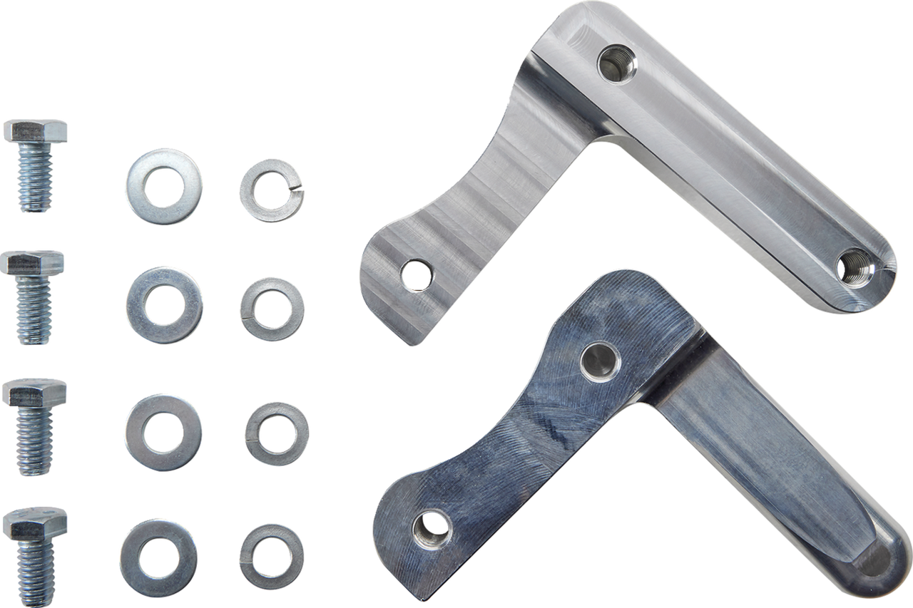 Klock Werks #KWF-02-0495 - Top Hat Fender Kit - w/ Satin Blocks - Steel - 19"