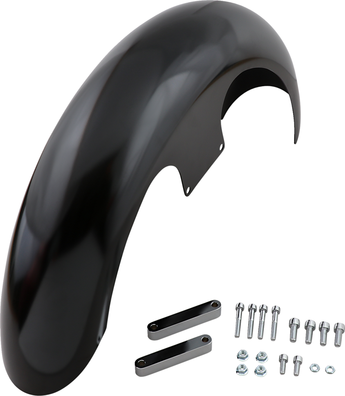 Slicer Front Fender - Black - Steel - 21"