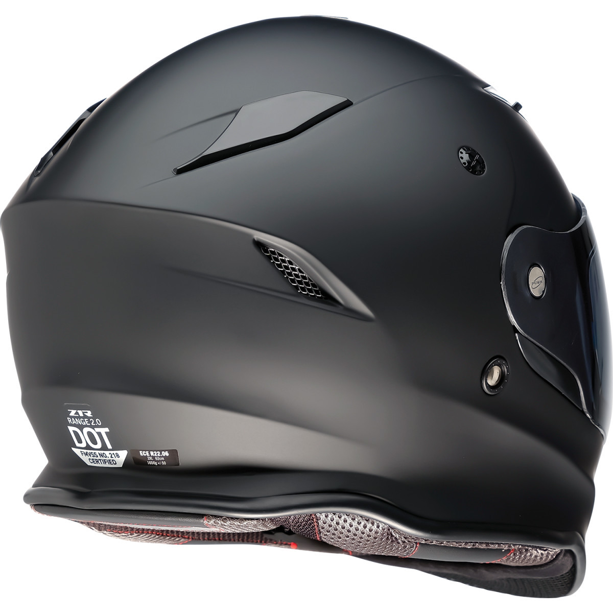 Z1R - Nemesis Helmet - Smoke - Flat Black - 2XL