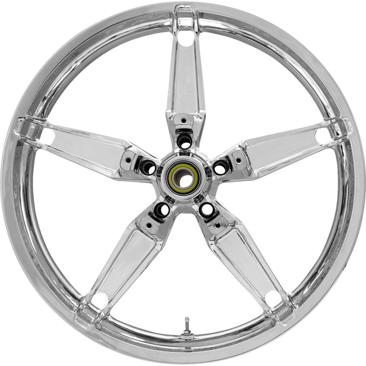 Coastal Moto #3D-DAY213CH-ABST - Wheel - Daytona - Front - Dual Disc/with ABS - Chrome - 21x3.5