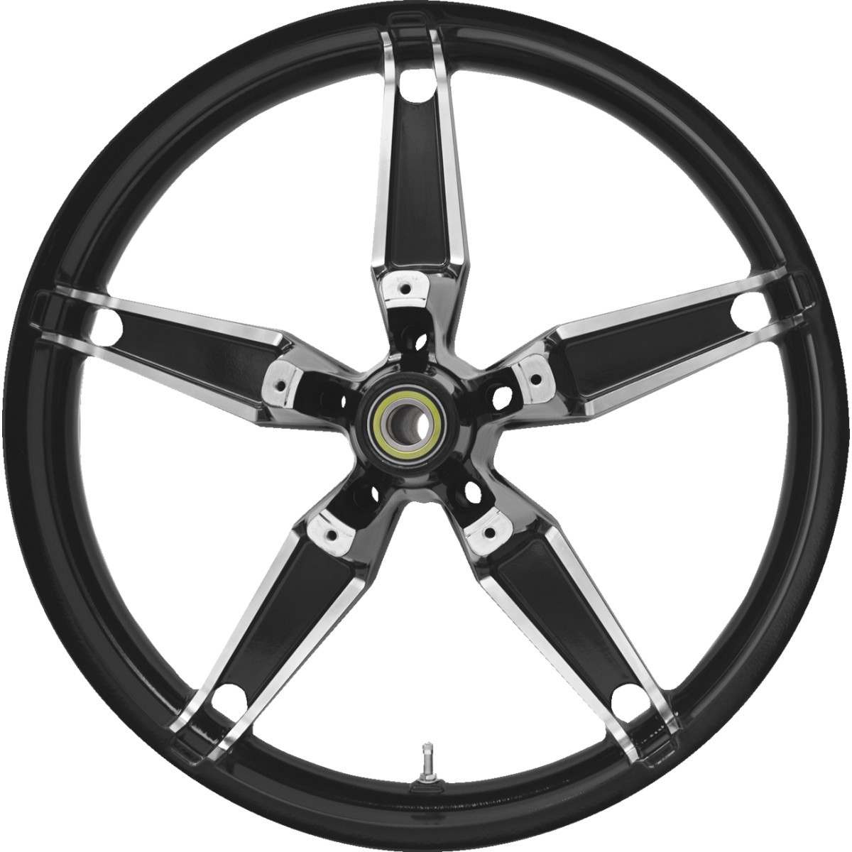 Coastal Moto #3D-DAY213BC - Wheel - Daytona - Front - Dual Disc/without ABS - Black Cut - 21x3.5