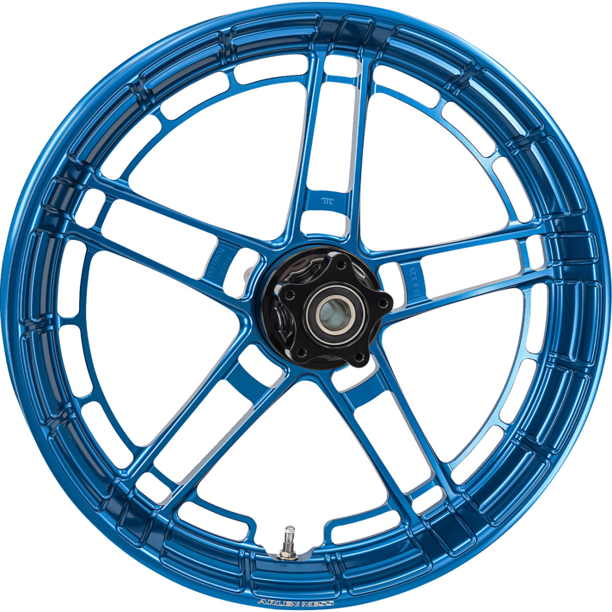 Arlen Ness #330-047 - Rim - Flatline - Front - Blue - 19x3.25