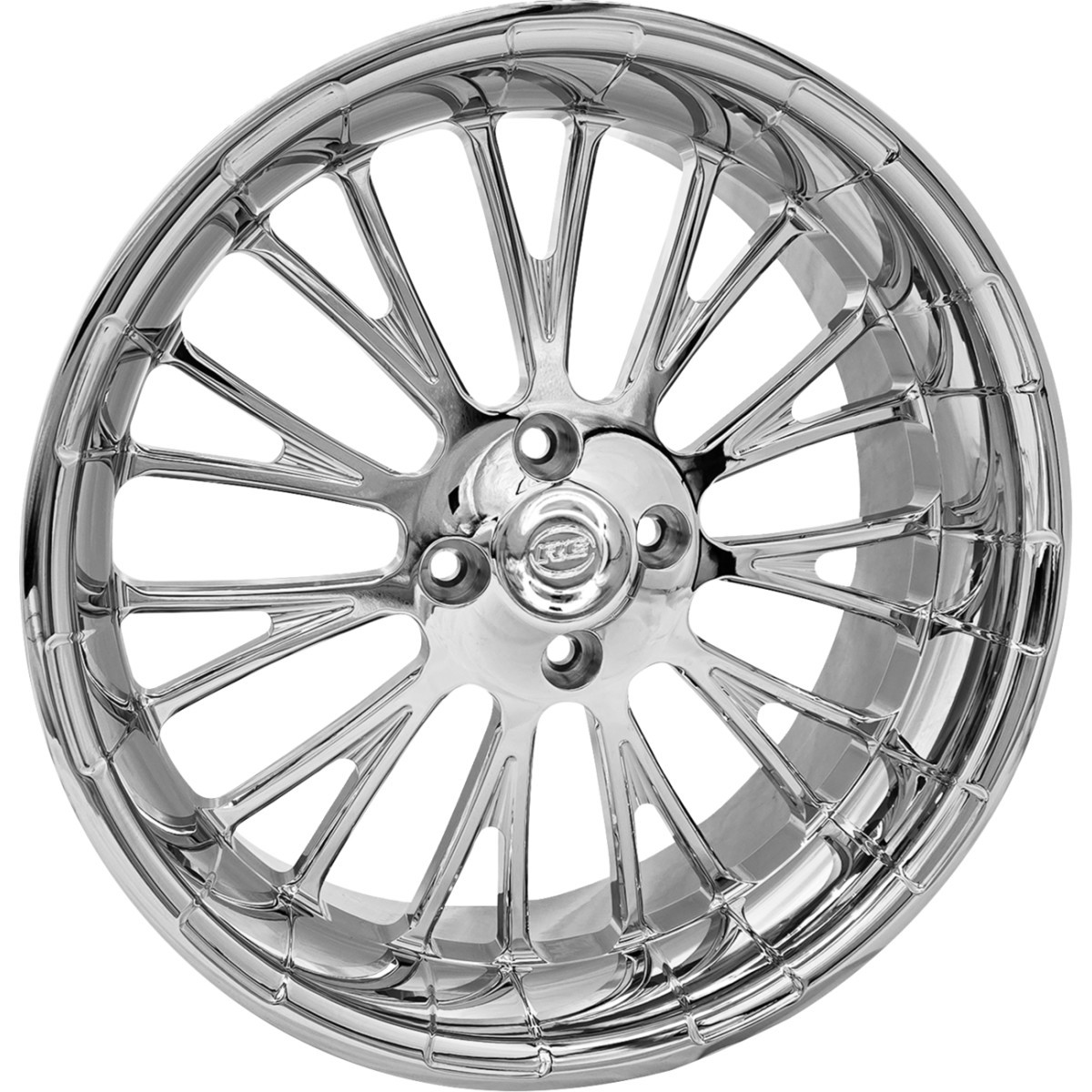 RC Components #0318700-117C-TR - Wheel - Dynasty - Rear - Chrome - 18x7 - Trike