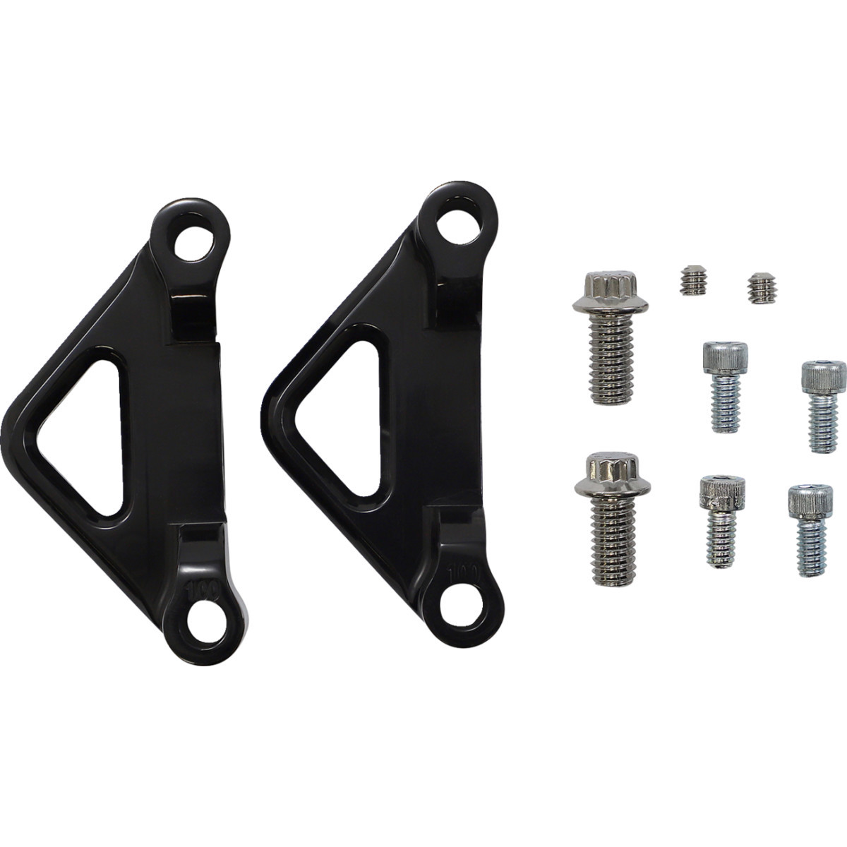 Accutronix #TFS41-EMF100B - Hot Legs/Bagger Legs Fender Spacer - Black - 1" Spacer - For 6" Width Fender