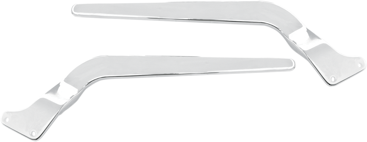 Rear Fender Strut - Smooth - Chrome