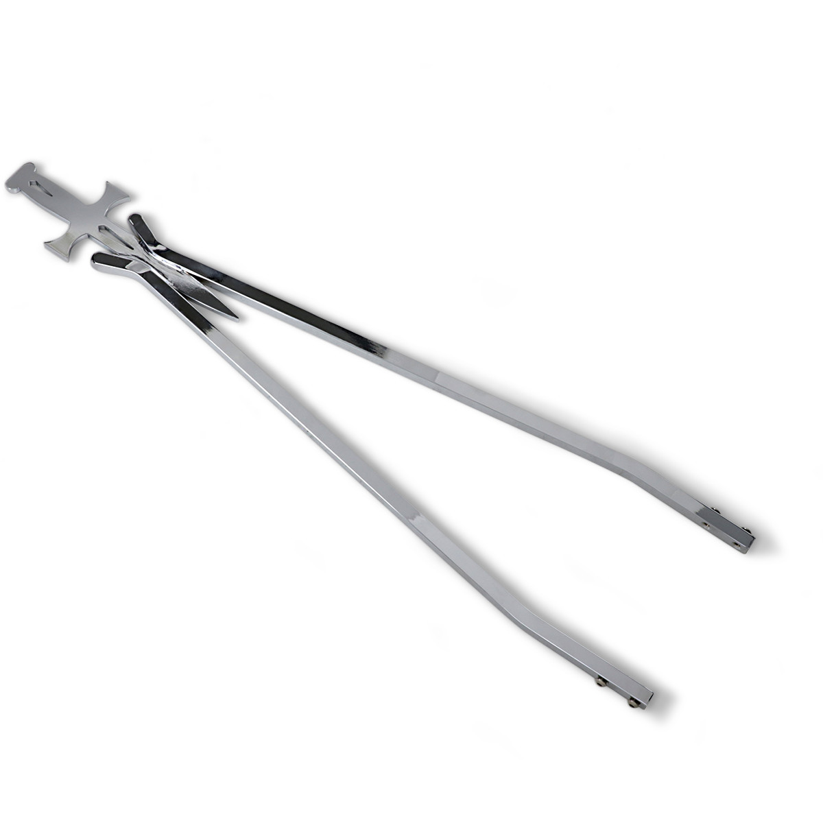 Cycle Visions #CV-8009 - Sissy Bar Stick - Chrome - 30" Daggertude - Wide