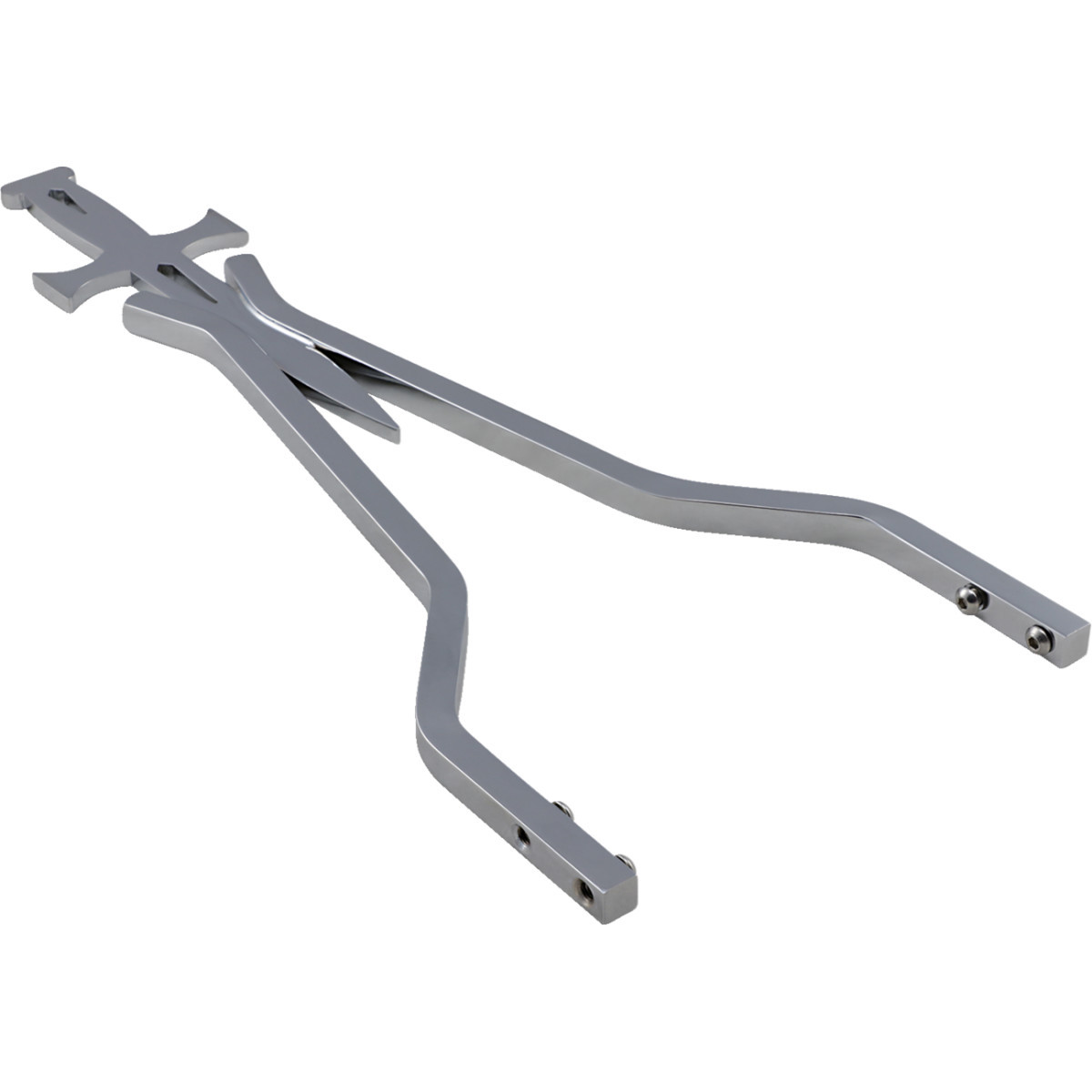 Cycle Visions #CV-8010 - Sissy Bar Stick - Chrome - 18" Daggertude - Wide