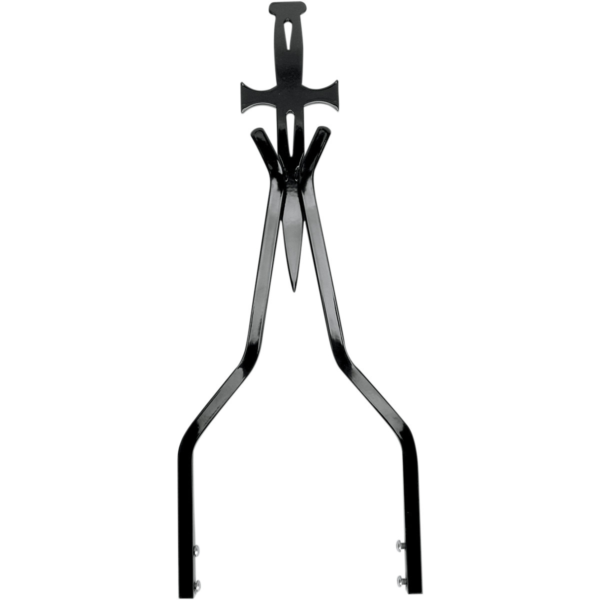 Cycle Visions #CV-8010B - Sissy Bar Stick - Black - 18" Daggertude - Wide