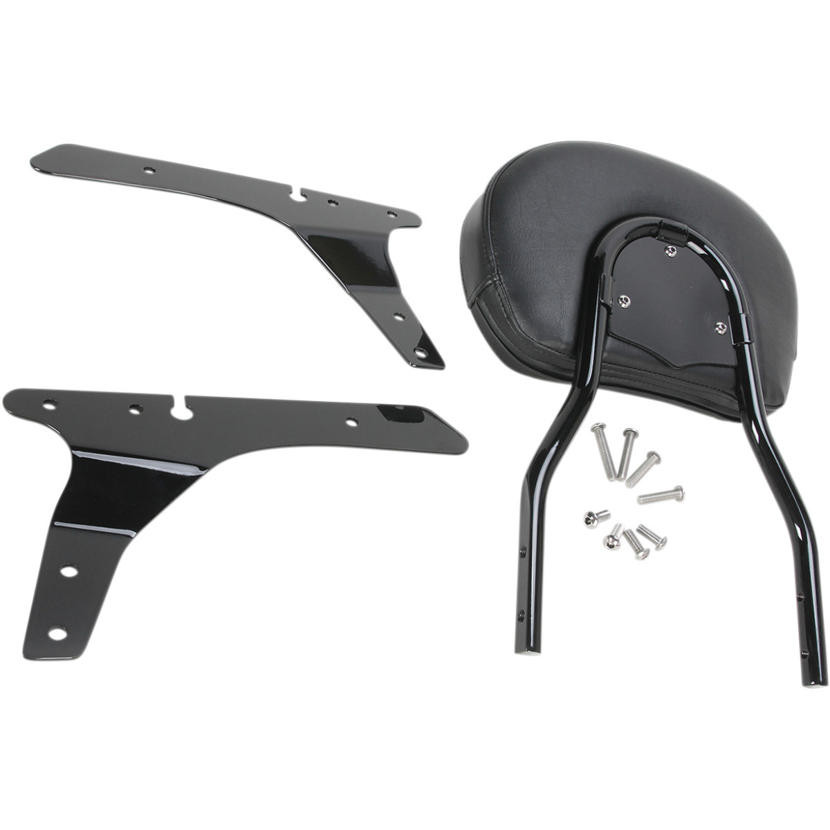 Cobra #602-1303B - Round Sissy Bar - Standard - Black - Sportster