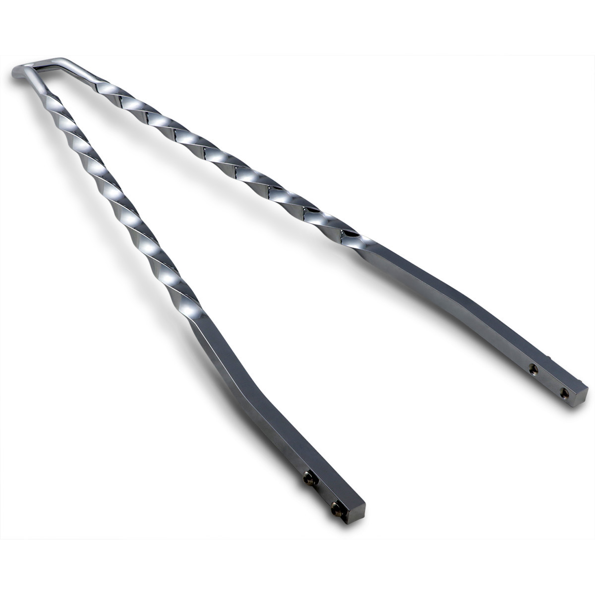 Cycle Visions #CV-8040 - Twisted Sticks Sissy Bar - Chrome - 30"