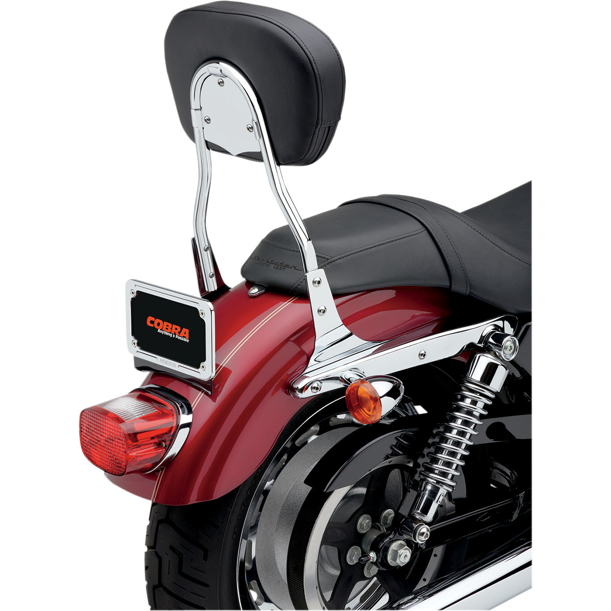 Cobra #602-1301 - Round Sissy Bar - Short - FLSTF/FXST