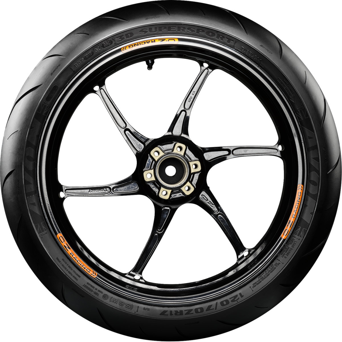 Avon #640624 - Tire - 3D Supersport - Front - 120/70ZR17 - (58W)