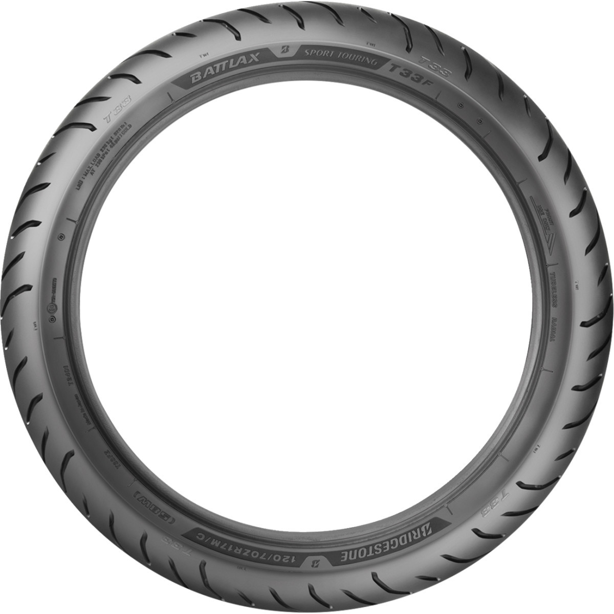 Bridgestone #20067 - Tire - T33 - Front - 120/70ZR18 - 59W