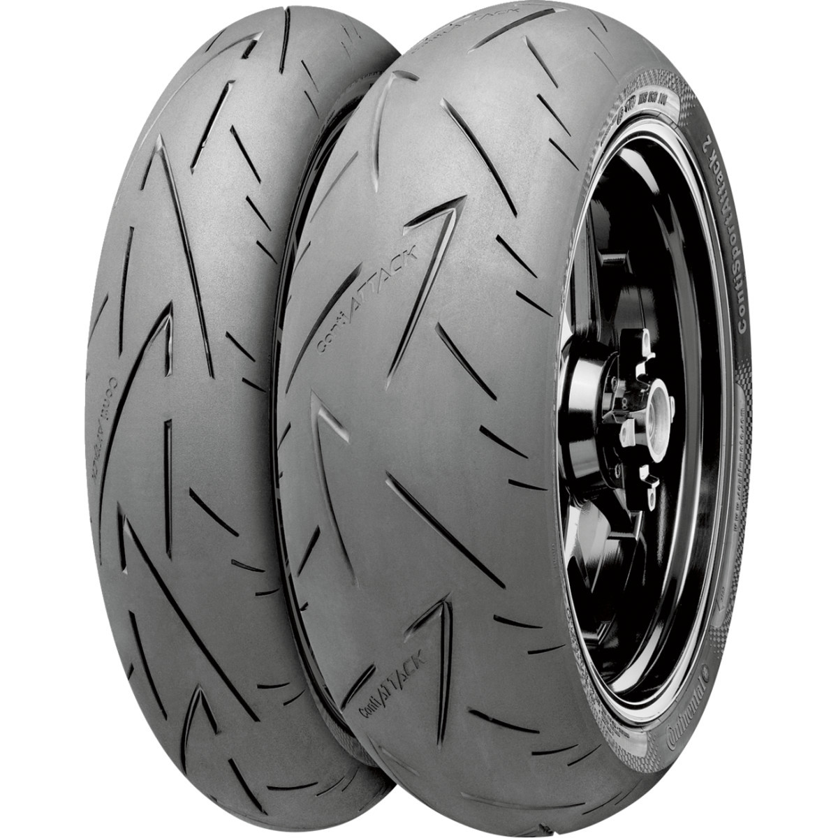 Continental #02440090000 - Tire - ContiSportAttack 2 - Rear - 160/60ZR17 - (69W)