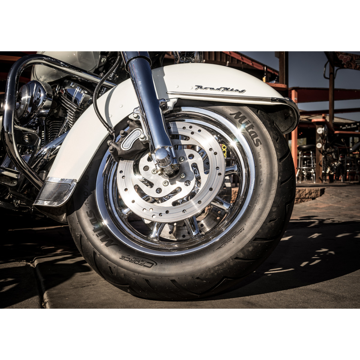Mitas #70000032 - Tire - Custom Force - Front - 130/90B16 | MT90B16 - 73H