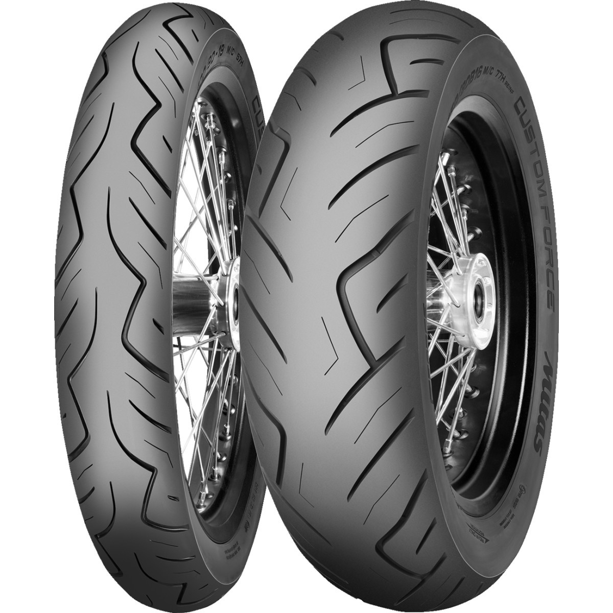 Mitas #70000032 - Tire - Custom Force - Front - 130/90B16 | MT90B16 - 73H