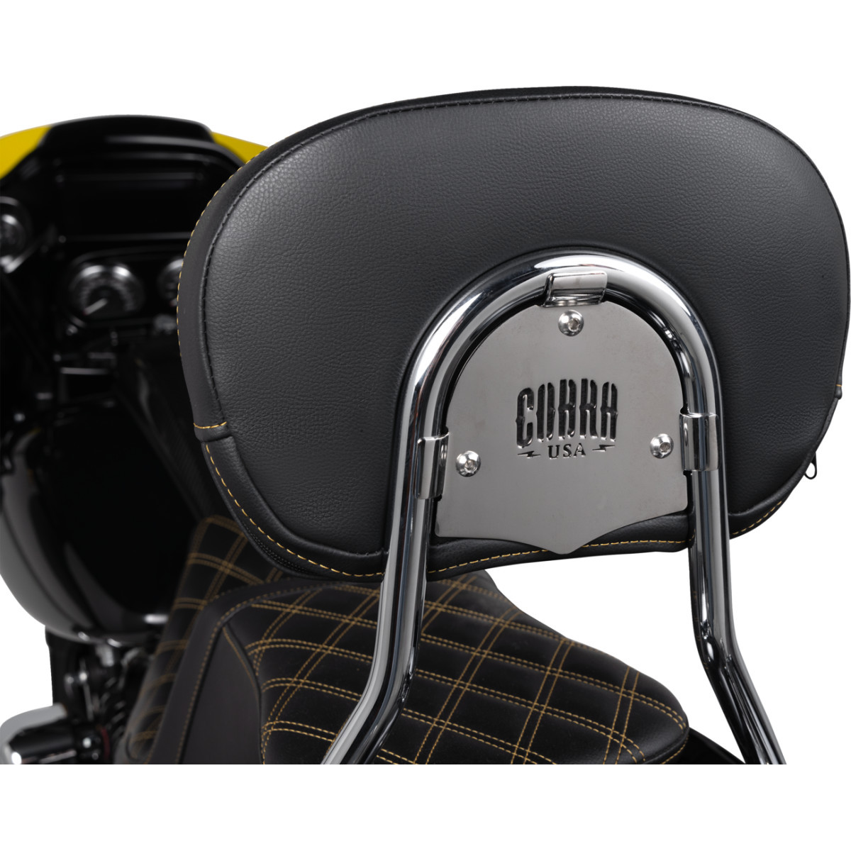 Cobra #602-2000 - Detachable Backrest - Chrome