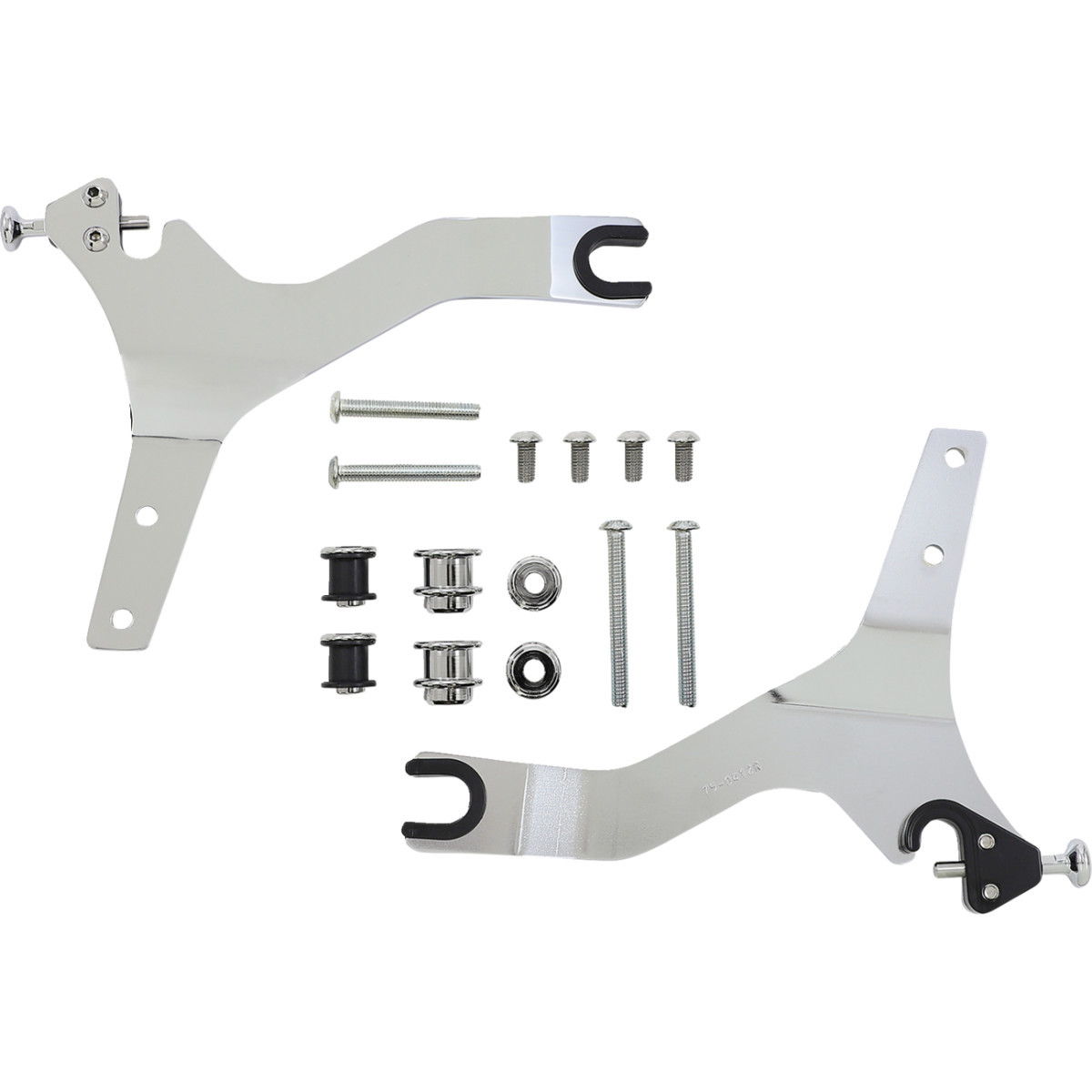 Cobra #602-2045 - Backrest Kit - 14" - Chrome - Sportster