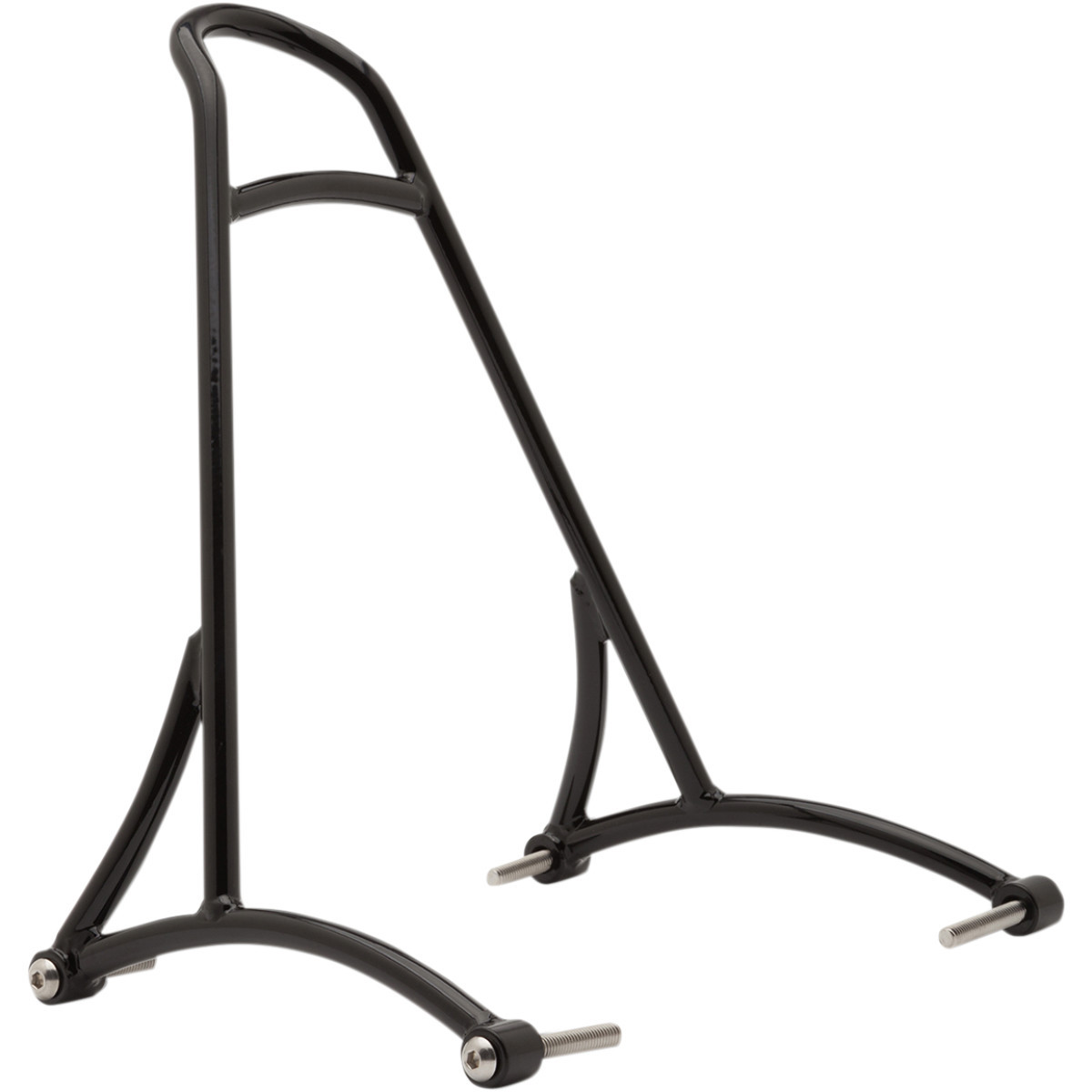Burly Brand #B13-1504B - 13" Sissy Bar - Short - Black - HD Dyna