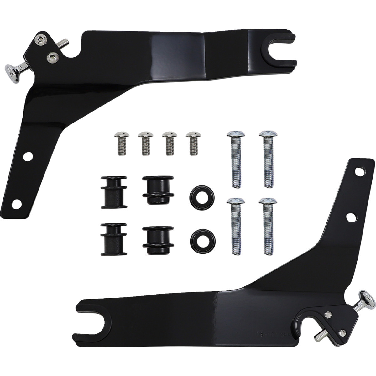 Cobra #602-2028B - Backrest Kit - 11" - Black - FXFBS