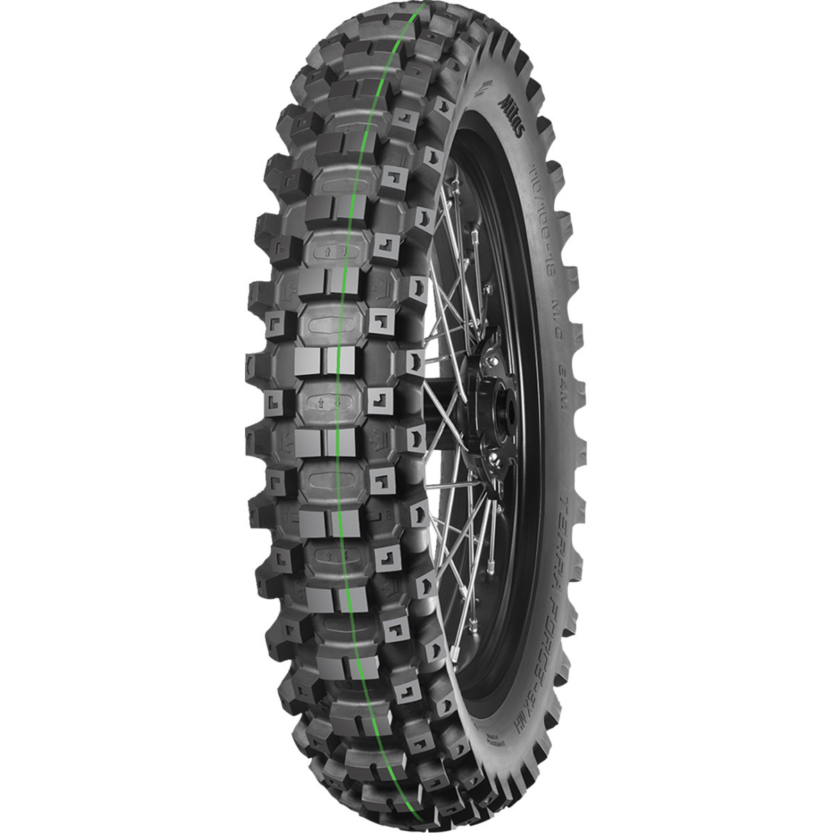 Mitas #70000992 - Tire - Terra Force-EX MH Super Light - Rear - 120/100-18 | 3.50-18 - 68M