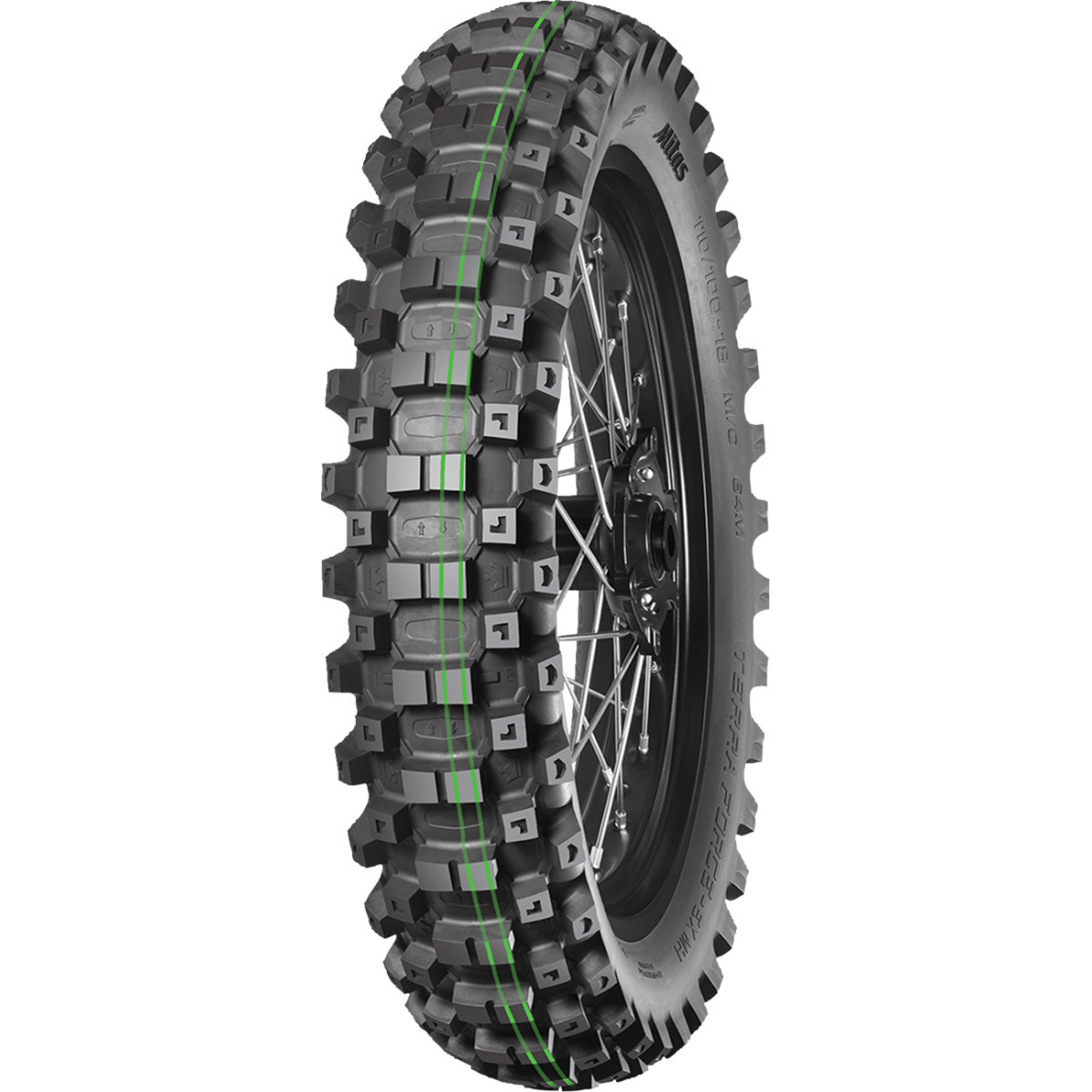 Mitas #70000967 - Tire - Terra Force-EX MH Super Soft - Rear - 110/100-18 - 64M