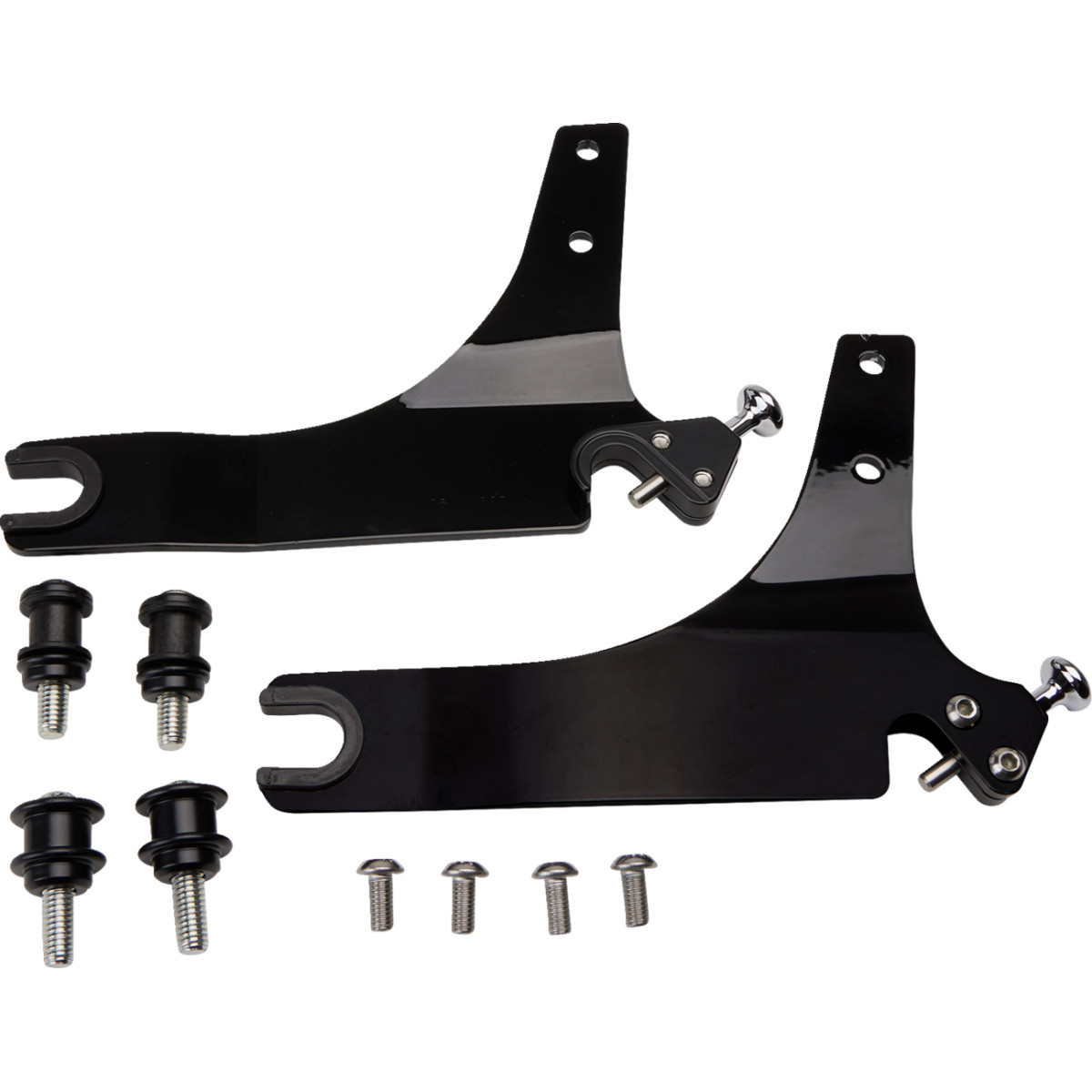 Cobra #602-2029B - Backrest Kit - 11" - Black - FXLR
