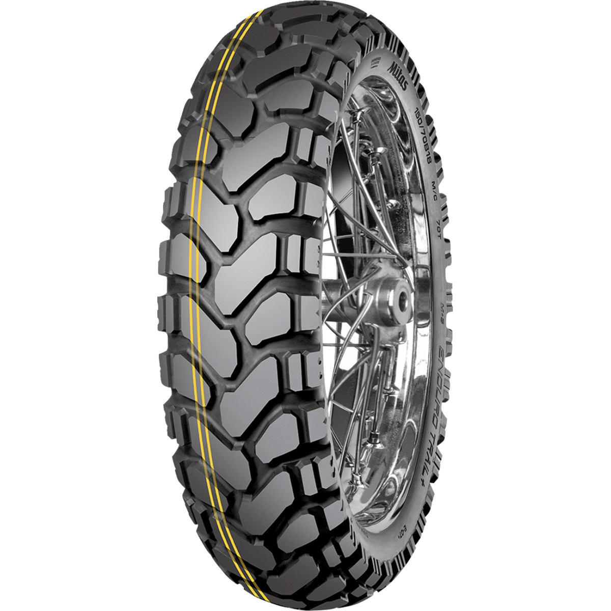 Mitas #70001039 - Tire - Enduro Trail+ Dakar - Rear - 140/80B18 - 70H