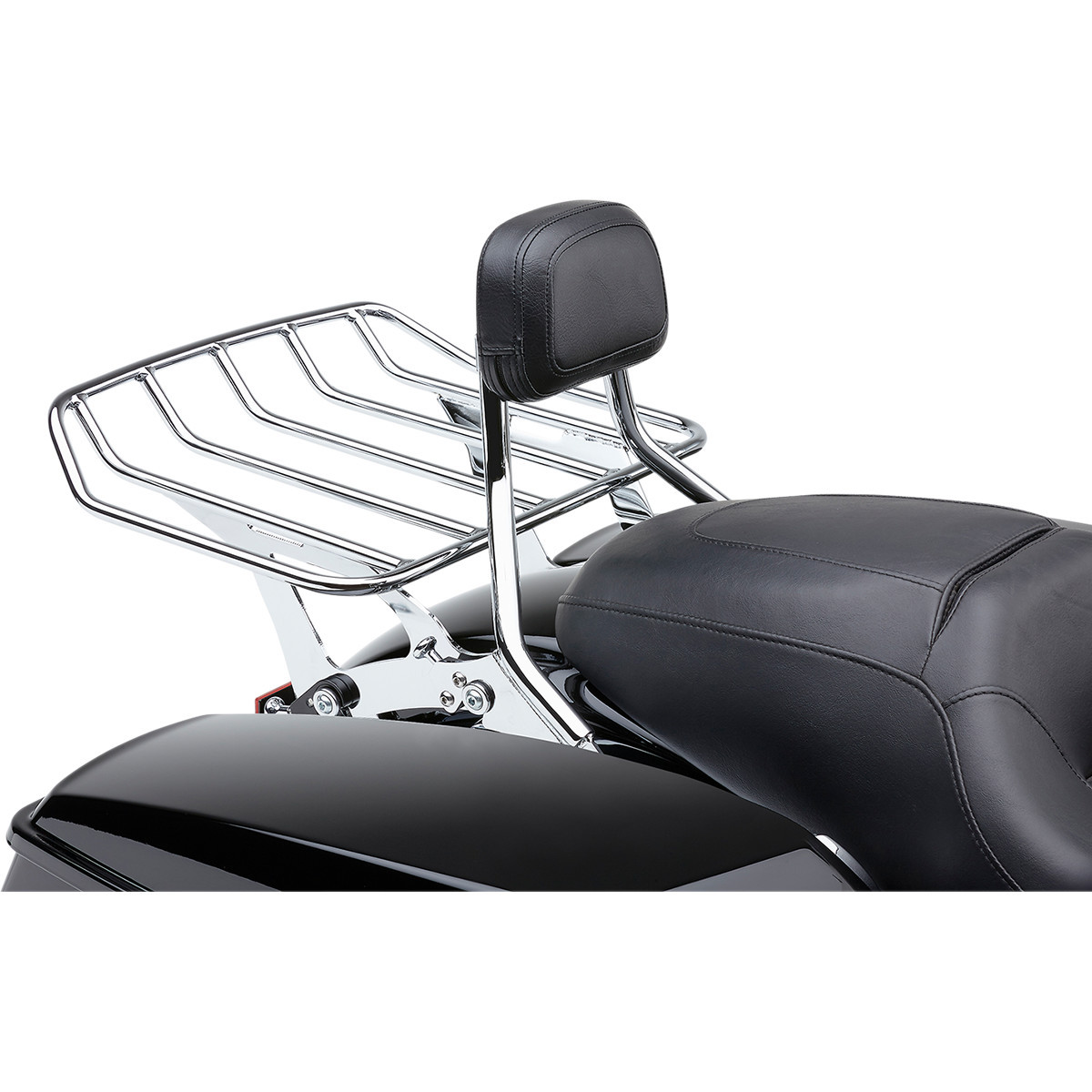 Cobra #602-2200 - Detachable Backrest - Chrome - Short - FLH/FLT