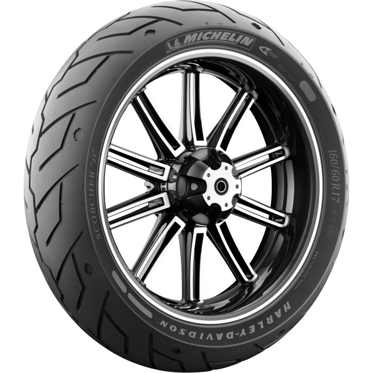 Michelin #05318 - Tire - Scorcher 21 - Rear - 160/60R17 - 69V