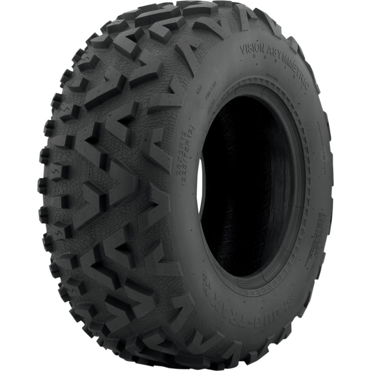Vision Wheel #W3962611126 - Tire - Duo Trax - Front/Rear - 26x11R12 - 6 Ply