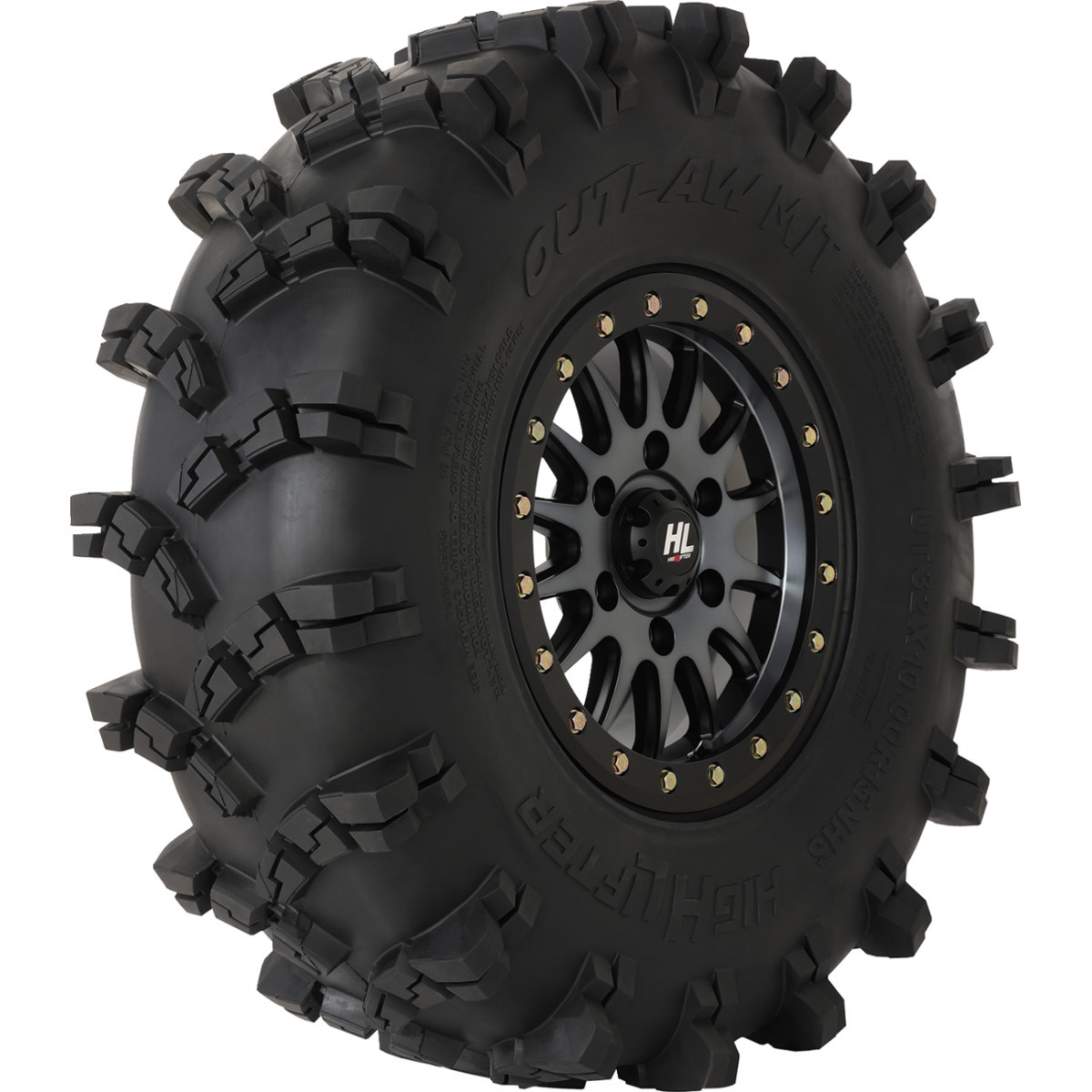 High Lifter #001-2529HL - Tire - Outlaw M/T - Front/Rear - 32x10R14 - 10 Ply