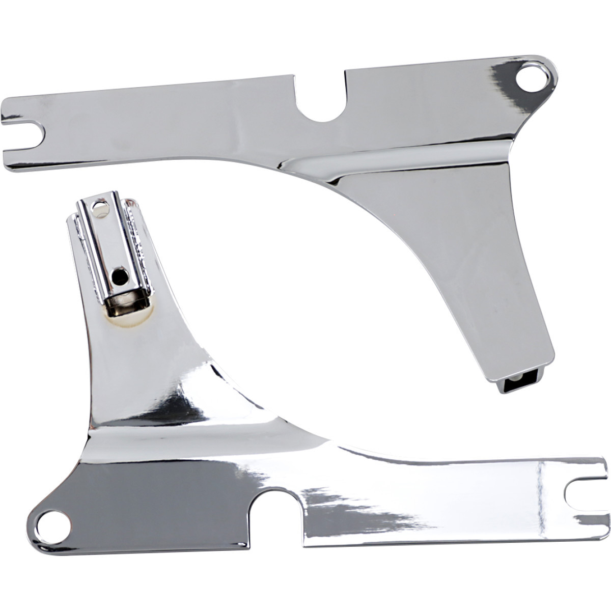 Cycle Visions #CV-8090 - Side Plates - FXSB - Chrome