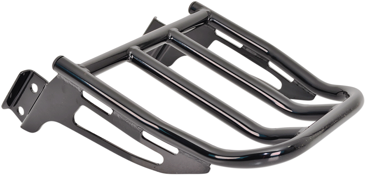 2-Up Backrest Luggage Rack - Gloss Black