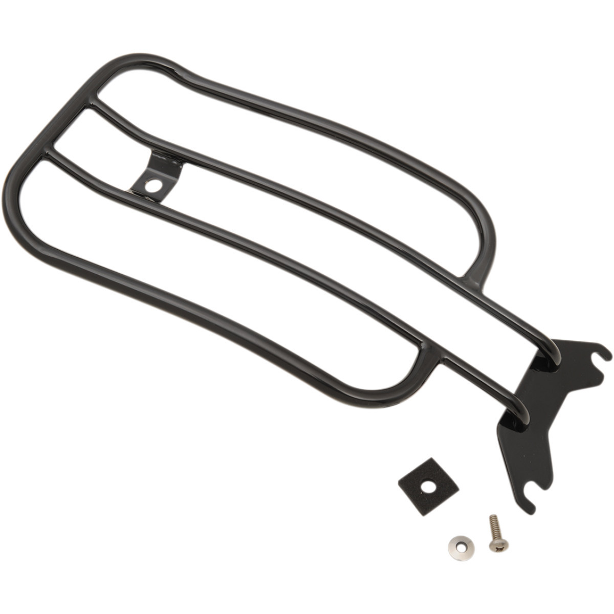 Motherwell #MWL-137-18-GB - Luggage Rack - Gloss Black - Harley-Davidson® - Softail '18-'26