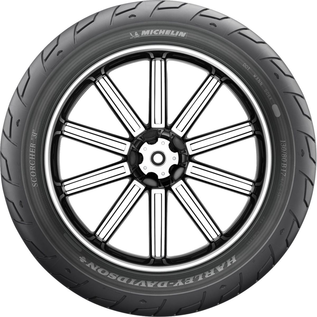 Michelin #16136 - Tire - Scorcher 31 - Front - 100/90B19 - 57H