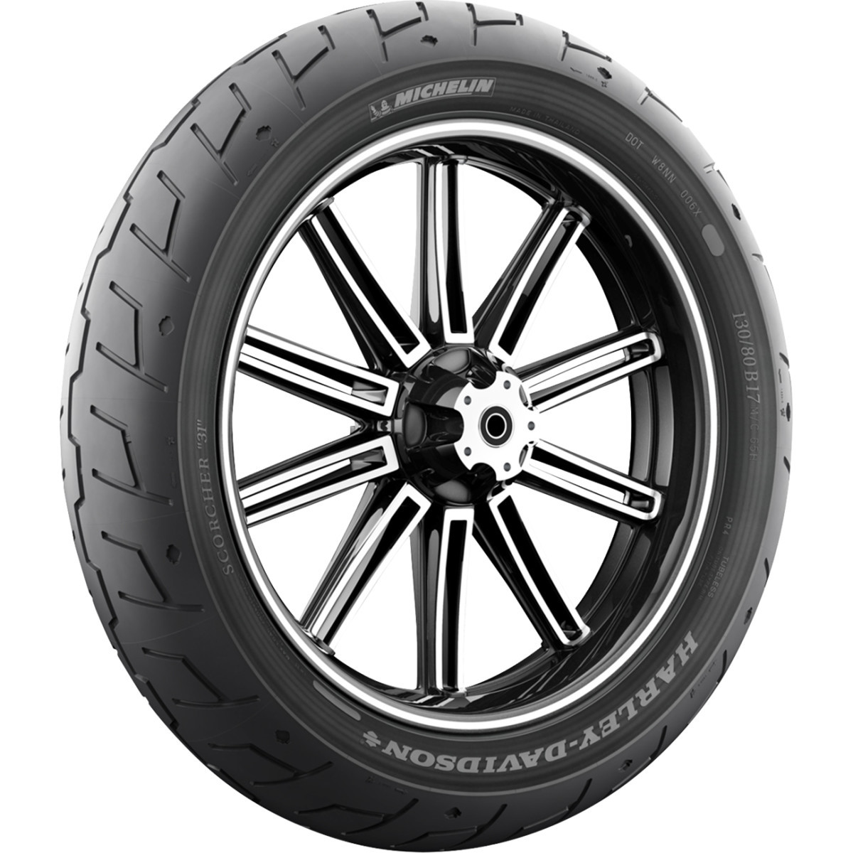 Michelin #89023 - Tire - Scorcher 31 - Front - 130/80B17 - 65H