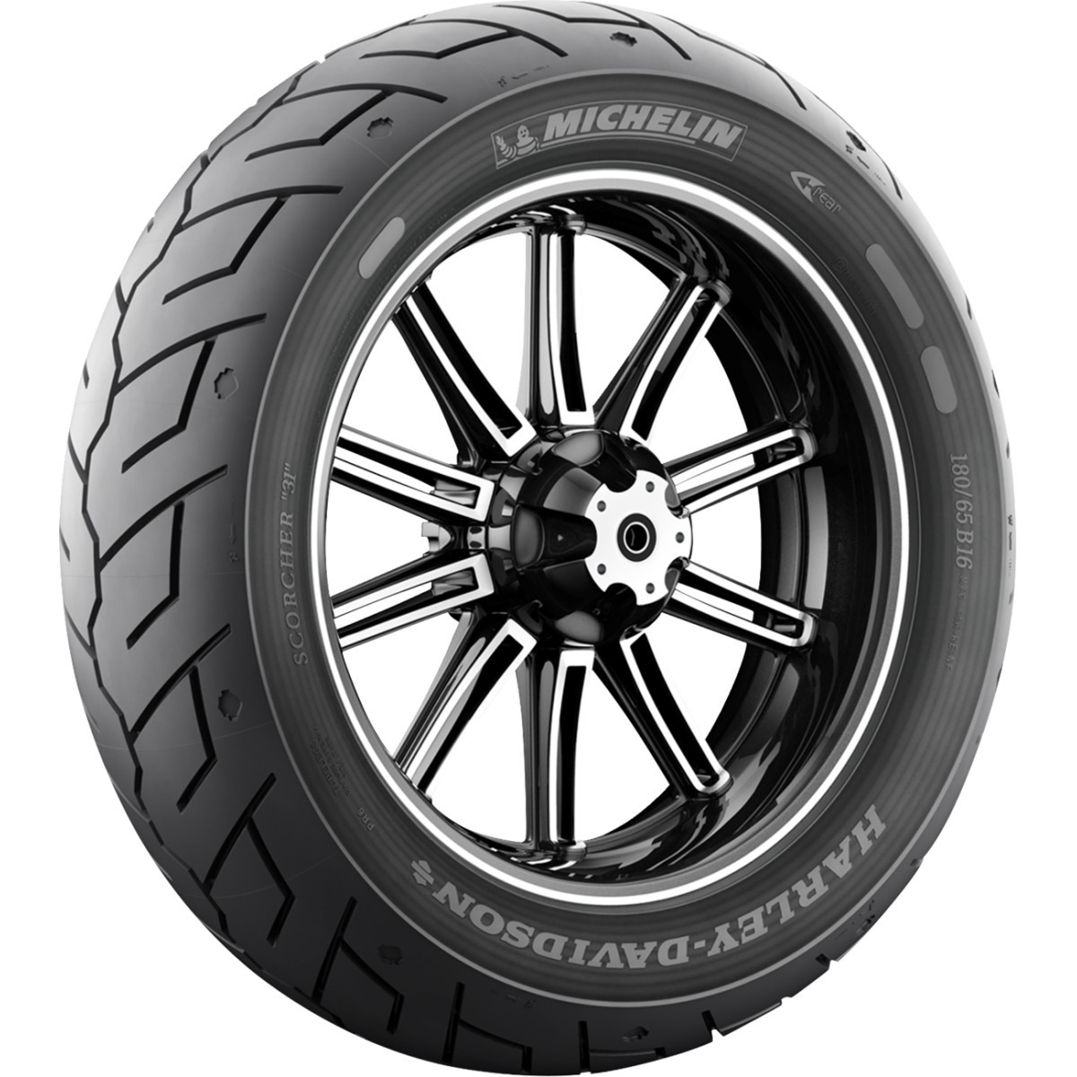 Michelin #65827 - Tire - Scorcher 31 - Rear - 180/65B16 - 81H