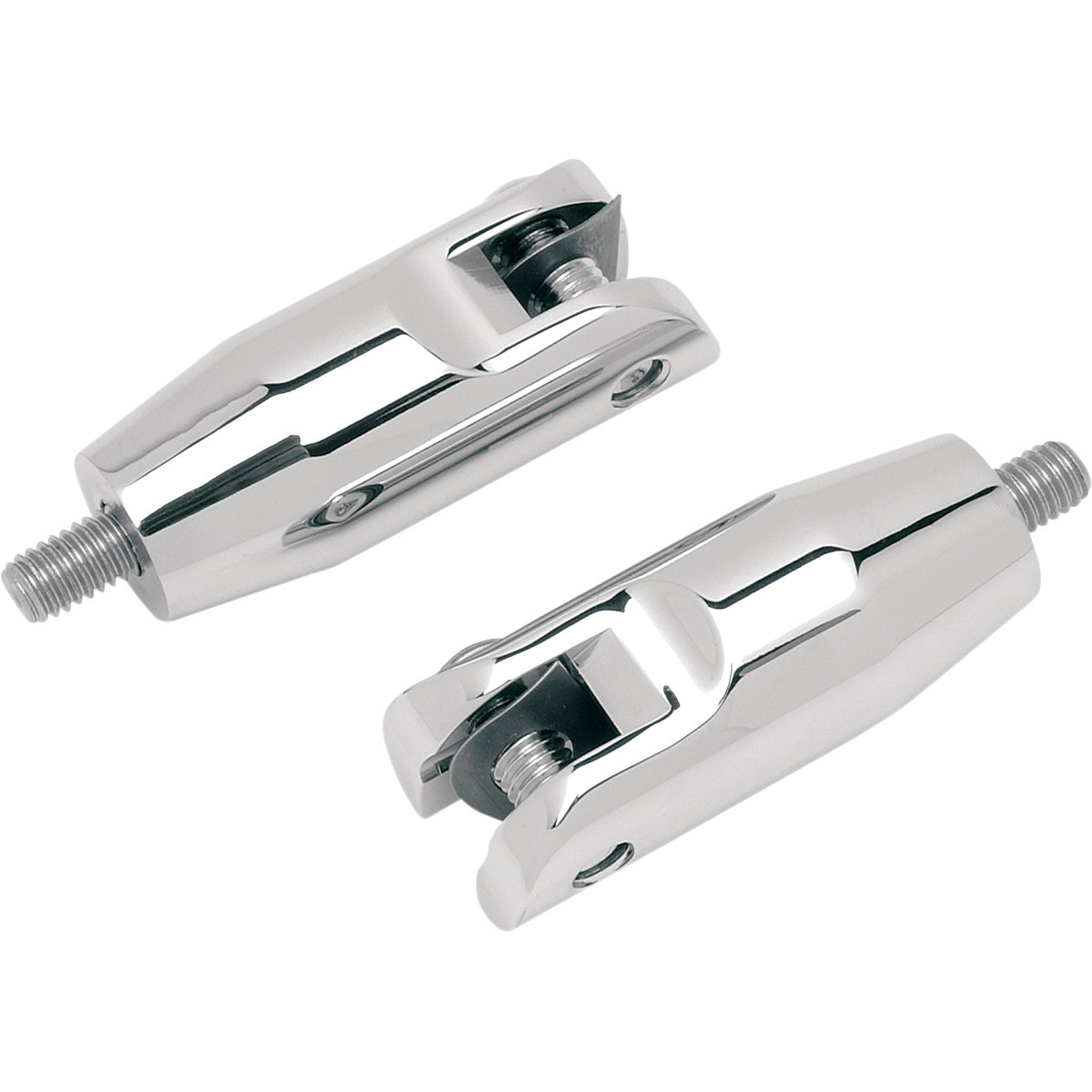 Accutronix #FPMT501-C - Rear Foot Peg Mount - Chrome - FLT/FLH '93-'24