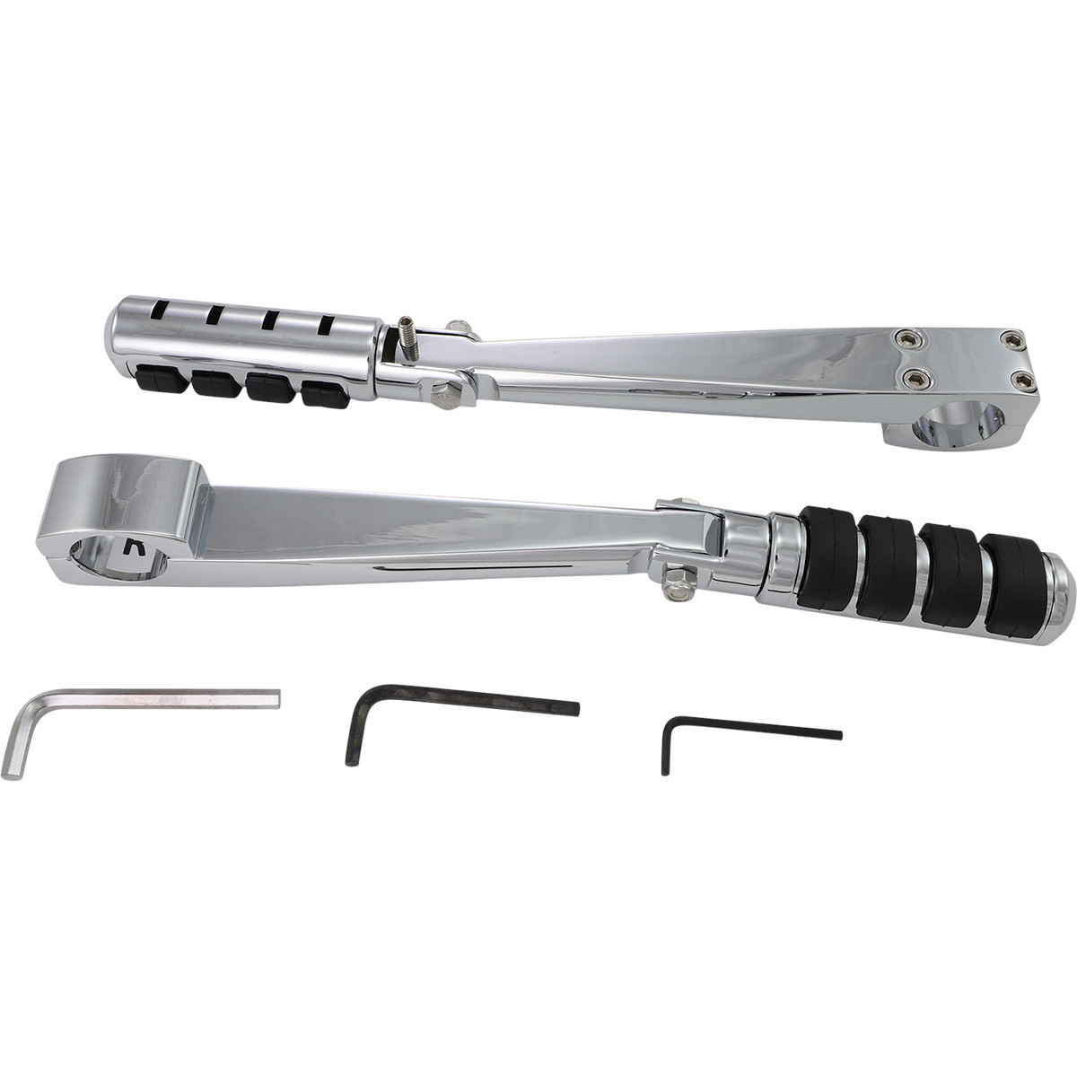 Rivco Products #HD003 - Adjustable Frame Mount Peg - Chrome - 1.25"