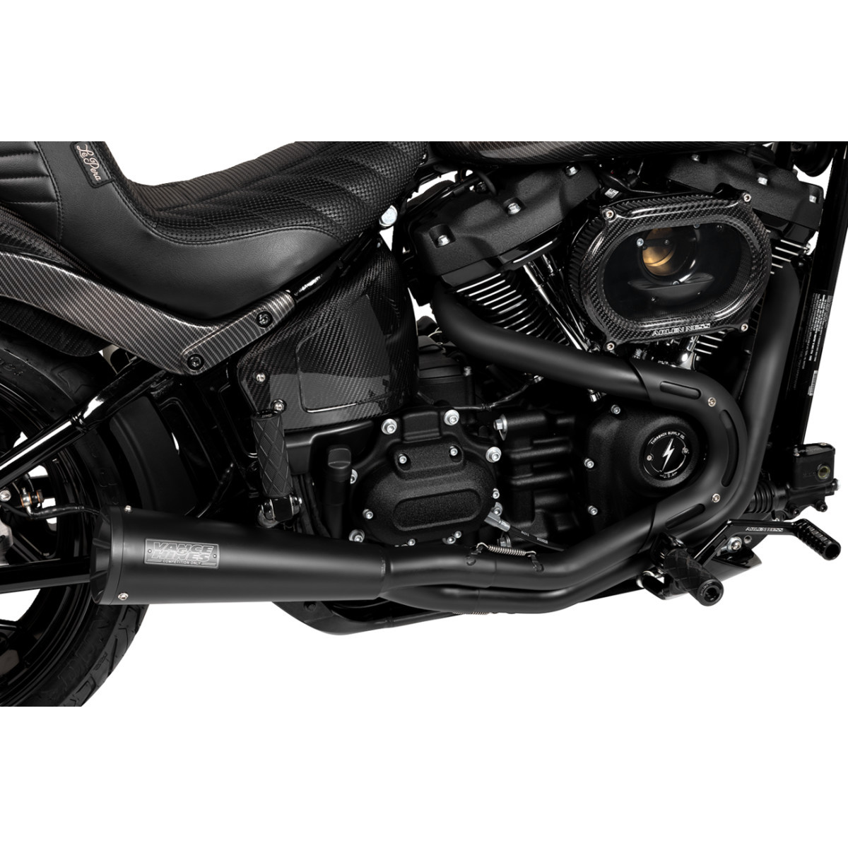 Saddlemen #CF-825-001 - Side Cover - Carbon Fiber/Gloss